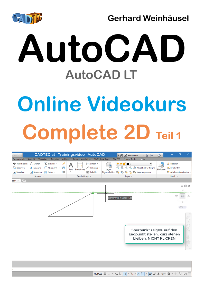 Online Videokurs AutoCAD Complete 2D Teil 1