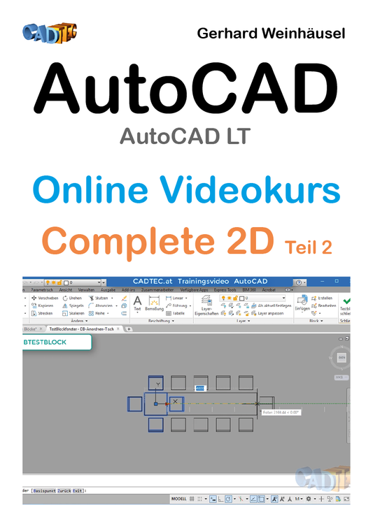 Online Videokurs AutoCAD Complete 2D Teil 2