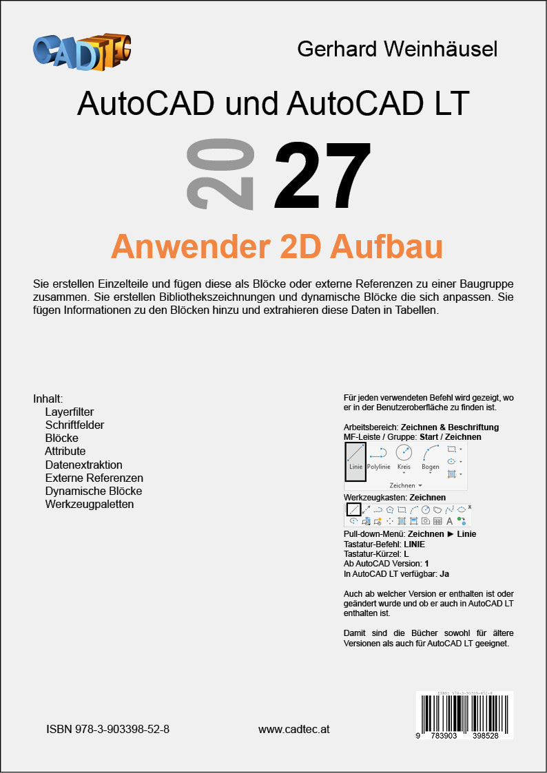 AutoCAD 2027 Anwender 2D Aufbau